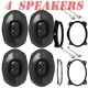 JBL Stage3 6x9" Front Door & Rear Deck Speakers for 2002-2011 Toyota Camry