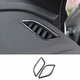 Stainless Black Dashboard L&R Air Outlet Vent Trim For Volkswagen ID.4 2021-2025