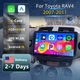 4+64GB For 2007-2011 Toyota RAV4 Android 15 Apple Carplay Car Stereo Radio CAM