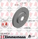 2X 320.3805.20 Zimmermann Brake Disc for Hyundai, Kia