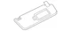 Genuine Volkswagen Sun-Visor 3CN-857-552-E-3H8