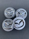 4X 2.25" For MAZDA GRAY Wheel Center Caps Mazda 3/5/6, Miata, RX 8, CX3/5/7/9