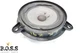 04-08 Maserati Quattroporte Rear Left Driver Interior Door Audio Speaker OEM