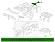 2017-2022 Honda CR-V Genuine Rear Cross-Member OEM 65550-TLA-A00ZZ