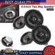 Kicker Speaker Upgrade for Jeep Wrangler JK JKU 2007-2018 77KICK10 6.5in 4 Packs