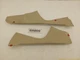 Volvo XC60 Pair Of Left & Right Center Console Side Trim Panel Ivory Fits 09-17