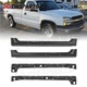 4PCS Rocker Panels For 1999-2007 Chevy Silverado GMC Sierra 4 Door Extended Cab