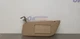 06 FORD F350 SD CREW CAB SINGLE SUN VISOR ILLUMINATED LEFT DRIVER TAN