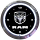 Dodge Ram Round Neon Wall Clock - 15"