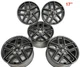 5 2026 New Takeoffs Jeep Gladiator Wrangler Rubicon 17&rdquo; Charcoal OEM Wheels Rims