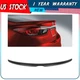 Fit For 2014-2019 Mazda 3 4-Door Sedan Painted Black ABS Brand New Rear Spoiler