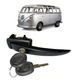 Exterior Outer Door Handle Lock Black Keys VW T1 Bug Beetle T2 Split Bus -1960