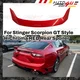 Fits Stinger 2018-2024 HiChroma Red Scorpion GT Style Rear Trunk Spoiler Wing