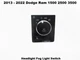 68269912AA 13 to 22 Dodge Ram Dashboard Headlight Fog Light Lamp Control Switch