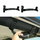 PACK OF 2 bLACK GRAB HANDLE ROLL BAR GRIP FIT JEEP WRANGLER YJ TJ JK JL JT 55-25