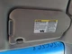 2013 Nissan Pathfinder Passenger Sun Visor Gray Used OEM 268-11677R