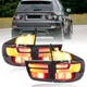 Pair LED Tail Lights For BMW X5 E70 2007-2013 Rear Brake Stop Lamp Smoked Black