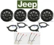 Kicker 6.5" Front+Rear Speaker Replacement Kit For 1996-1998 Jeep Grand Cherokee