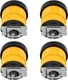 924-066 Body Mount Bushing Kit for Ford F250-F550 2008-2016 2WD/4WD Yellow 4PCS