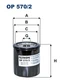 FILTRON OP 570/2 OIL FILTER FOR CADILLAC CHEVROLET MG OPEL VAUXHALL