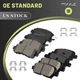 Front & Rear Ceramic Brake Pads W/Clips for 2013-2020 Nissan Altima 2014-17 LEAF