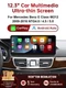 12.3"Ultra-thin Wireless CarPlay Touch Screen GPS for Mercedes Benz E-Class W212