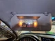2011 Honda Accord Driver Left Sun Visor Illuminated Gray Used 268-10016L