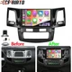 For Toyota Fortuner Hilux 2005-2014 Carplay Car Stereo Radio 2+64G Android15 Cam