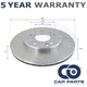 Brake Disc Front CPO Fits Mercedes C-Class 1993-2001 + Other Models #1