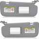 Pair Driver & Passenger Side Sun Visor Pair Set LH+RH For 12-15 Hyundai Veloster