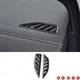 For Volkswagen ID.4 2021-23 ABS Carbon Fiber Dashboard L&R Air Outlet Vent Trim
