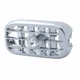 United Pacific 41250 Chrome A/C Vent w/Clear Crystal Peterbilt (2006+) - 1 Unit