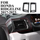 For Honda Ridgeline 17-23 Carbon Fiber Dashboard Side Air Vent Outlet Cover Trim