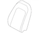 Genuine Audi Seat Back Cover 83A-881-806-M-PJR