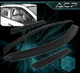 For 08-21 Land Cruiser J200 JDM Window Visor Sun Shade Rain Guard Wind Deflector