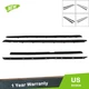 For Chevy Corvette 1990-1996 New 4PCS Window Sweep Weatherstrip Felt Seal Kit