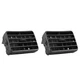For Toyota 4Runner Tacoma 1996-02 2PC A/C Air Heater Dash Bezel Vents Black