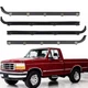 4PCS Door Window Seal Belt Weatherstrip Kit For 1987- 1997 Ford F150 F250 F350