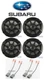 Kicker CS 6.5" Front+Rear Door Car Speaker Replacement For 93-07 Subaru Impreza