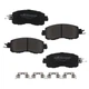Front Brake Pads Set for Nissan Leaf 2014 2015 2016 2017 2018 D1650 P1650