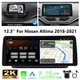 12.3'' 2K Carplay Android 15.0 Car Stereo Radio For Nissan Altima 2018-2021 +Cam