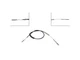 For 1998-1999, 2002-2003 Chevrolet S10 Parking Brake Cable Dorman 74354VCRF