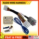Radio Wire Harness Connector Plug Converter Adapter For Nissan Altima Rogue Juke