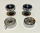 1964 1965 1966 Chevy Truck Original Radio Knobs Gmc Deluxe Set Of (4) 64 65 66