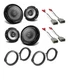 2 Kenwood KFC1666S Honda 6.5" Or 6.75" Speaker Adapter With Speaker Harness