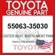 5506335030 Genuine Toyota Register Assy Instrument Panel No.3 55063-35030 OEM