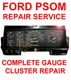 Ford F150 F250 F350 F450 E150 E250 E350 Bronco Instrument Cluster PSOM REPAIR