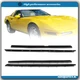 For Chevy Corvette1990-1996 Window Sweep Weatherstrip Felt Seal Kit 4PCS Set New