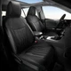 RAV4 Seat Covers Full Set for Toyota RAV4 2019-2025 Gas Faux Leather Black