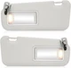 Left Driver & Right Passenger Side Sun Visor for Mazda 3 2010 2011 2012 2013, Gr